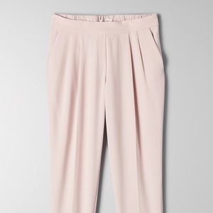 Babaton cropped pleated dress pant